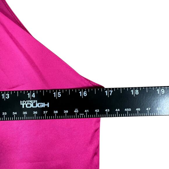 A.L.C. Fuchsia Silk Blend Halter Top Career Layering Date night | Women’s Size 2 - Picture 13 of 13